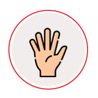 کف دست | انگشتان