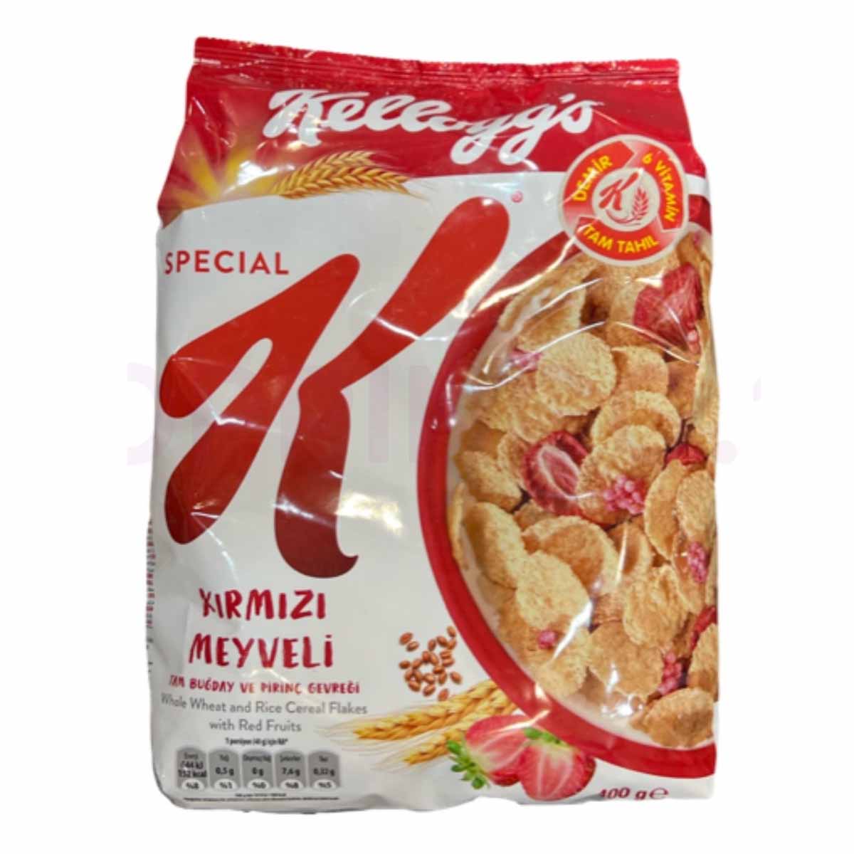 کرن فلکس اسپشیال کا میوه های قرمز توت فرنگی تمشک ۴۰۰ گرمی + غلات صبحانه