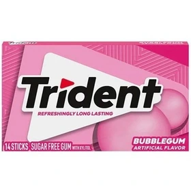 آدامس تریدنت بادکنکی تکی 14 عددی – TRIDENT