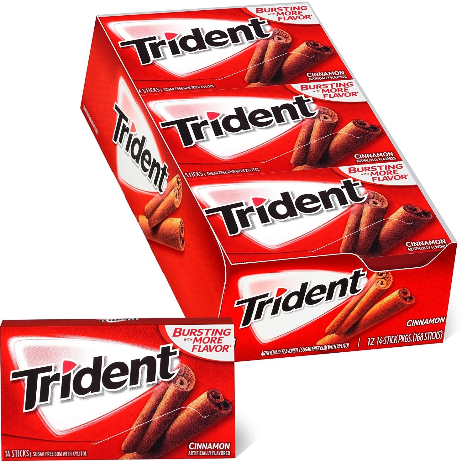 آدامس تریدنت دارچین 14 عددی –استوایی TRIDENT