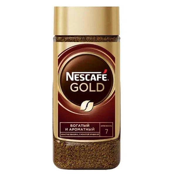 قهوه فوری گلد نسکافه NESCAFE GOLD شیشه 190 و 95 گرمی