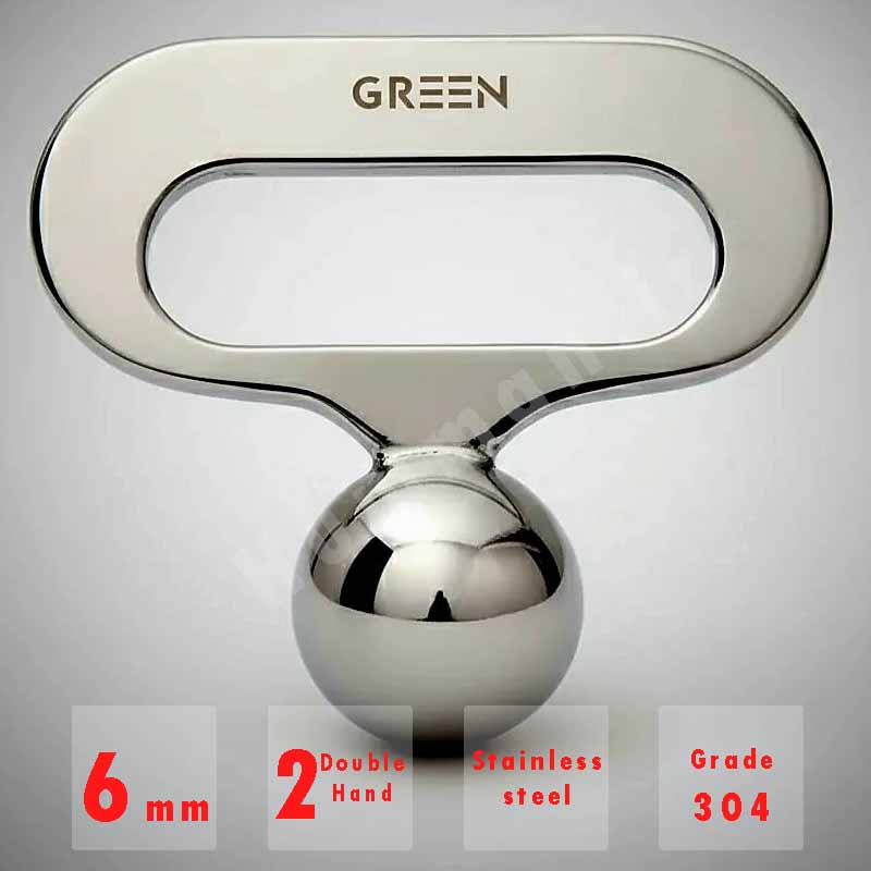 ابزار فلزی گراستون مدل GS-bubble لبه گرد کروی شکل بدن | 6ml | گرید 304