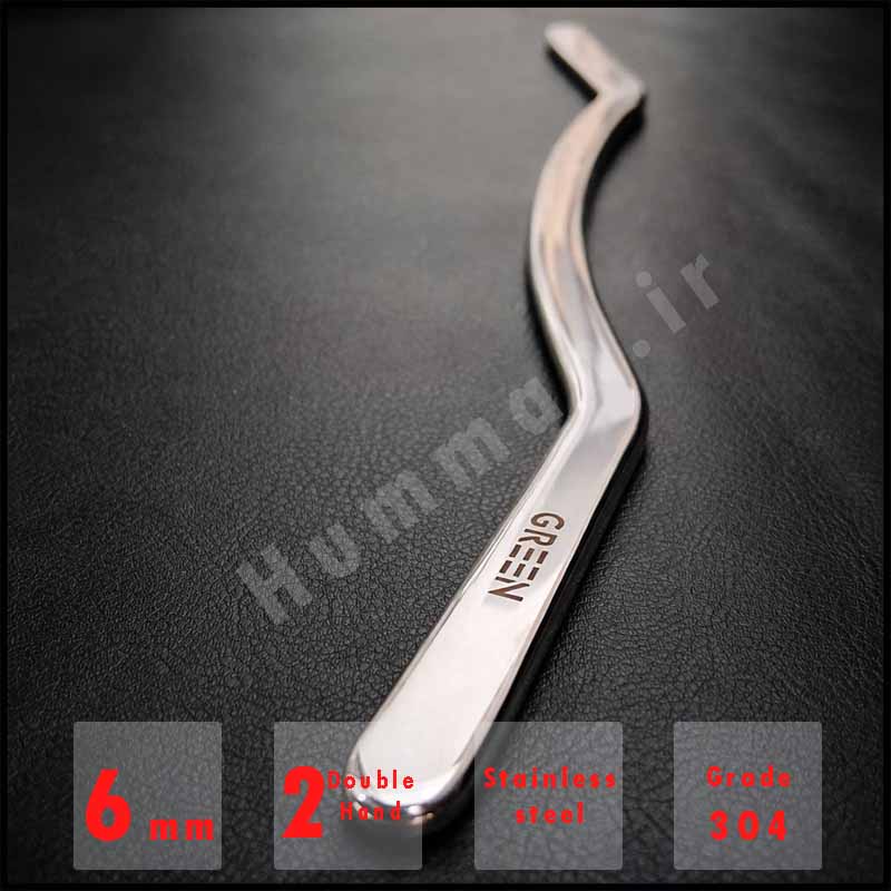 ابزار فلزی گراستون مدل GS-11 لبه گرد کروی شکل بدن | 6ml | گرید 304