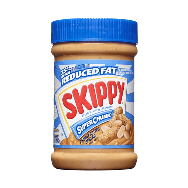 کره بادام زمینی اسکیپی skippy مدل فوق العاده کرانچی super chunk وزن 454 گرم