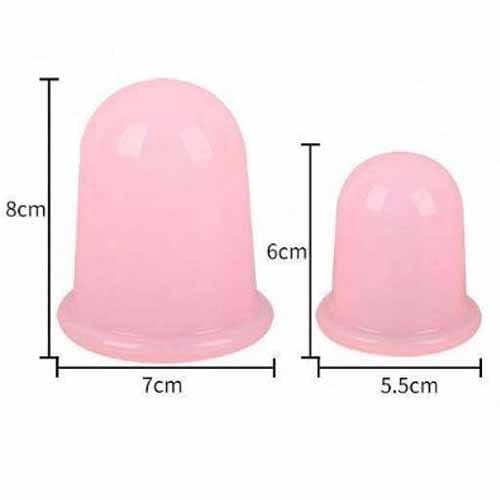 بادکش سیلیکونی بدن ست 2 تایی صادراتی | کاپ سیلیکونی دوتایی صادراتی