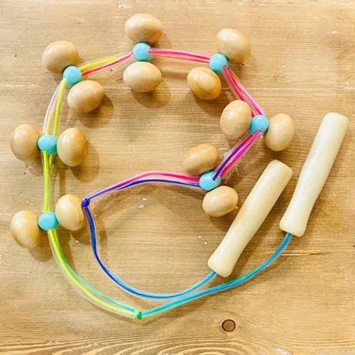 طناب ماساژ | ماساژور چوبی لیفی | لیف لاغری چوبی کد LA2