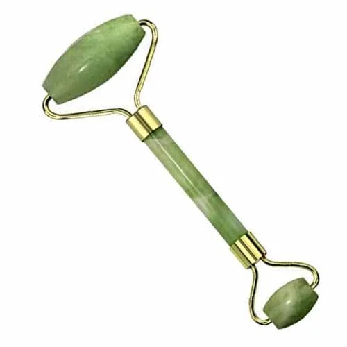 رولر صورت سنگ آونتورین Aventurine اصل | جید رولر سنگ آونتورین اصلی Facial Massage Jade Roller